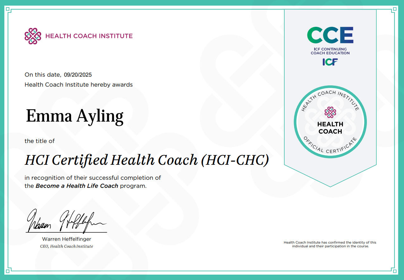 Certified Health Coach
